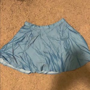 Blue skirt
